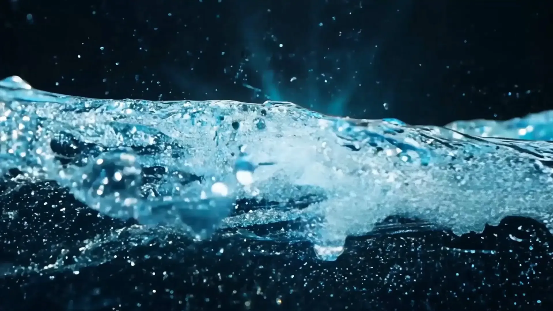 Water Flow Title Animation Background